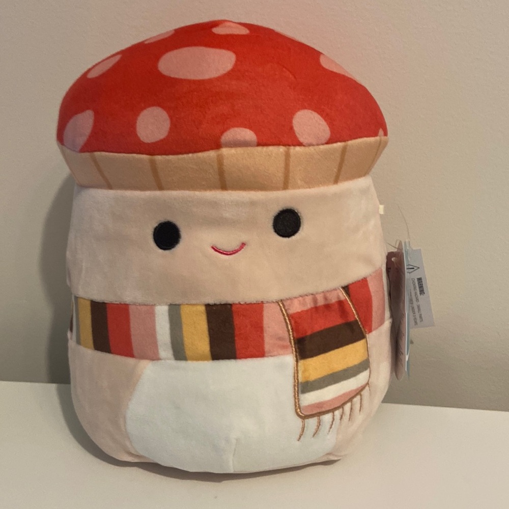 8” Malcolm Squishmallow fall/ harvest version w scarf